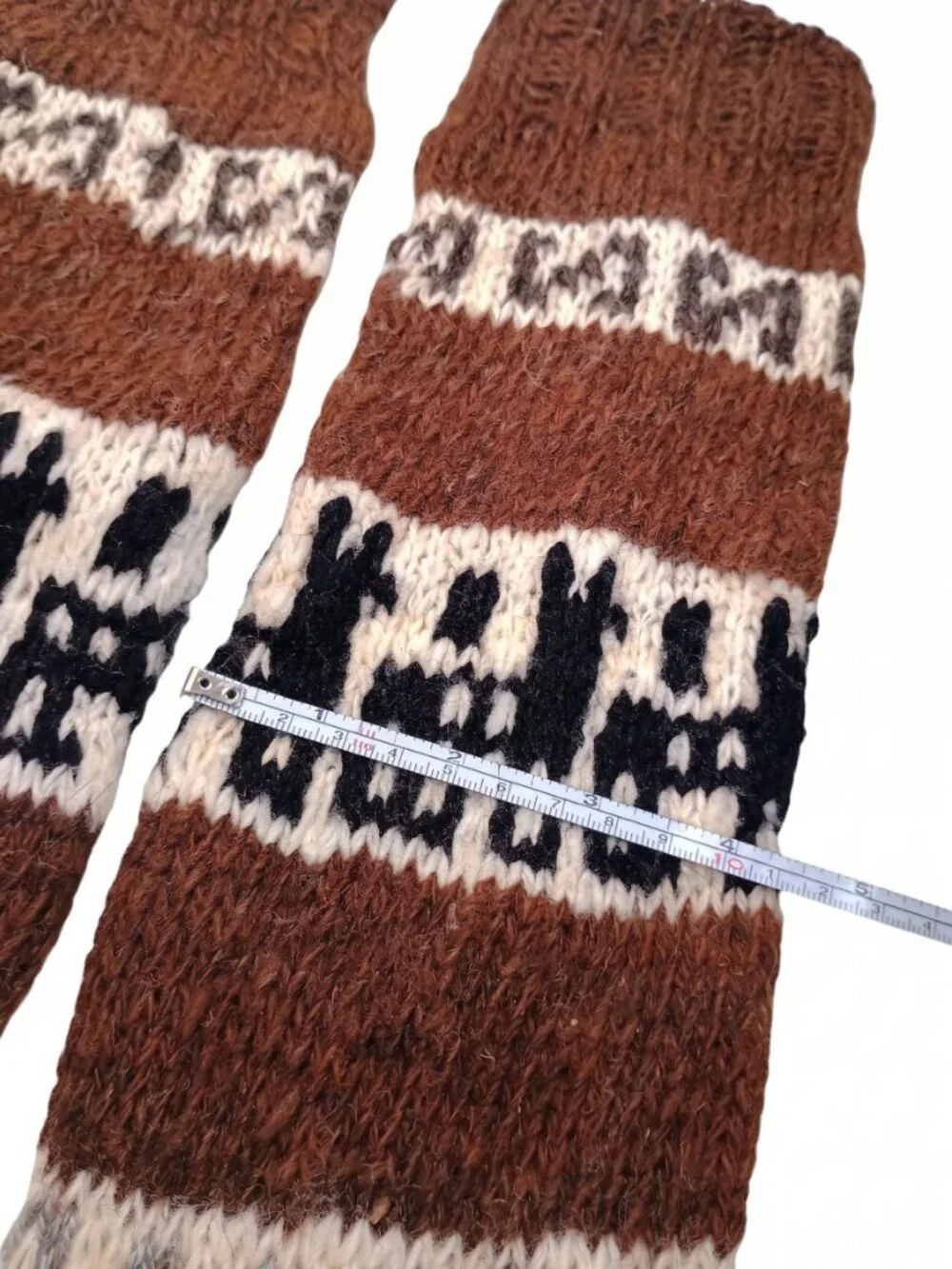 Traditional Andean Alpaca Socks from Cusco, Warm Winter